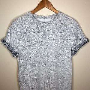 Old Navy Navy Waves T-Shirt